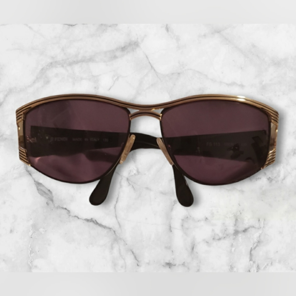 Fendi Vintage Designer Unisex fs 113 ebony Sunglasses *Prescription Lenses*